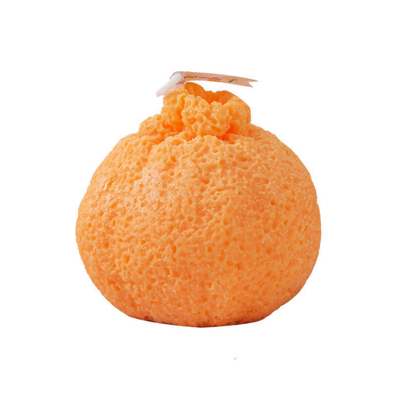 Creative Internet Celebrity Ugly Orange Scented Wholesale Fruit-Shaped Candle Wedding Favor Photography Prop Decoration W260304