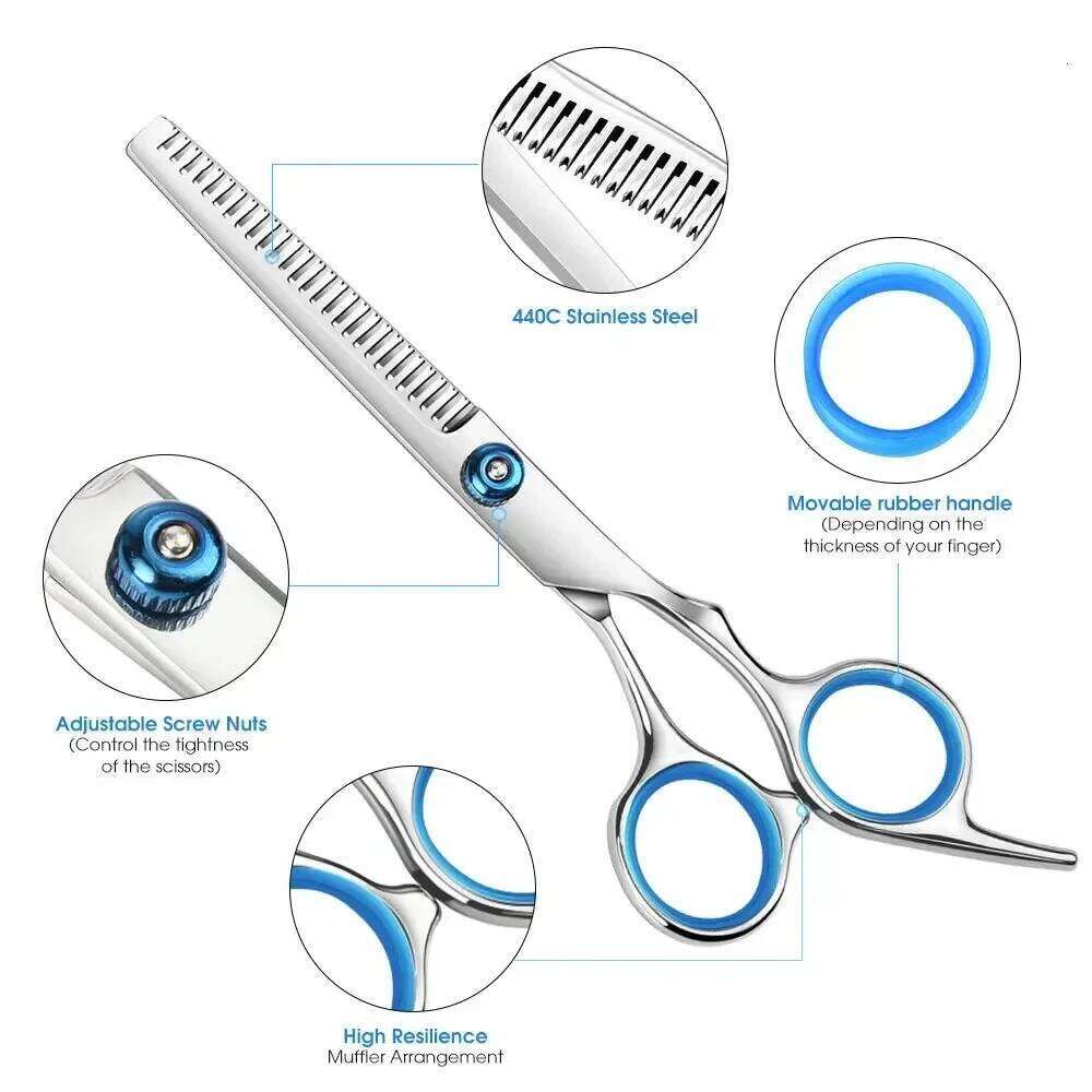 Professional Inch Stainless Steel Barber Hair Cutting Thinning Scissor Shears Hairdressing H260303