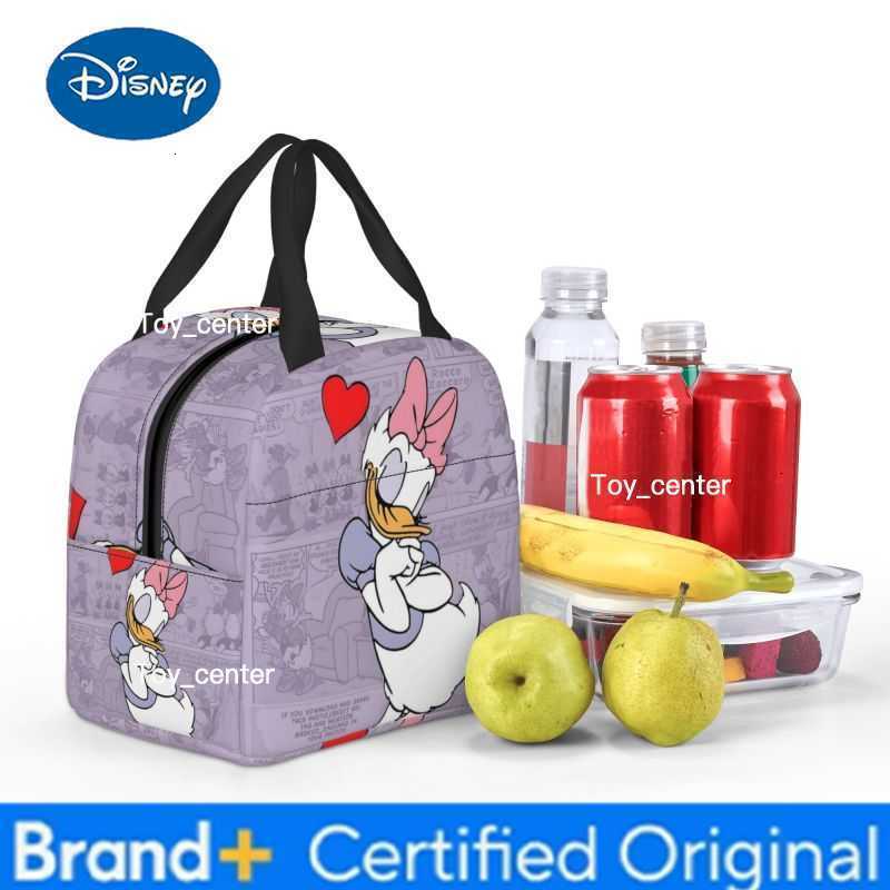 Custom Donald Duck Anime Cartoon Insulated Lunch Bag Women Waterproof Comics Classical Printing Thermal Cooler Lunch Box Office H260304