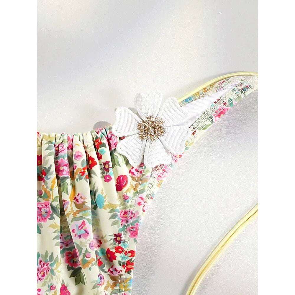 Lace Bikini Paisley Swimsuit Women Sexy Swimwear Female Bikinis Set Push Up Beachwear Bandage Bathing Thong Brazilian Biquini Y260303