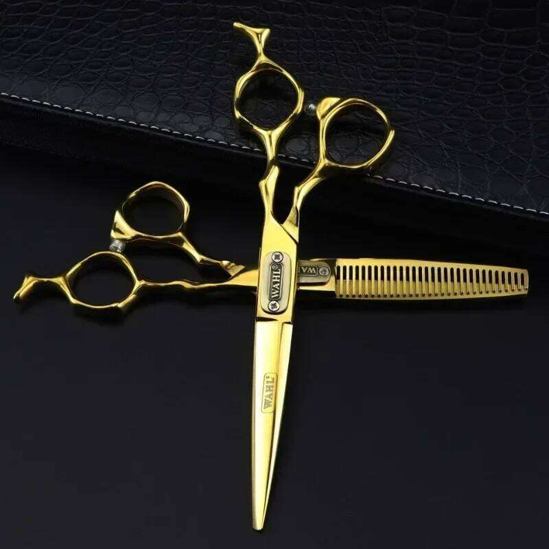 Professional Japan 440c Steel 6 Inch Bull Head Hair Cutting Haircut Thinning Barber Cut Shears Hairdressing Scissors H260303