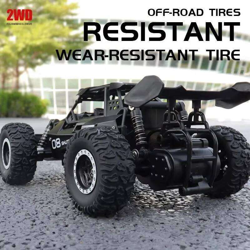 2025 New RC Car 1:16 2.4Gh Model With LED Lights 2WD Off-road Remote Control Climbing Vehicle Outdoor Cars Drift Toys Boys Gifts Z260303