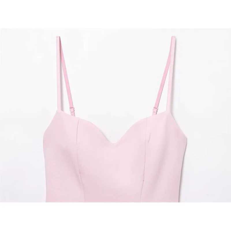 Dresses Summer Womens 2026 New Chic Slim Tube Top Elegant Mini Camisole Womens Dress Street Fashion Youth Holiday Dress M260304