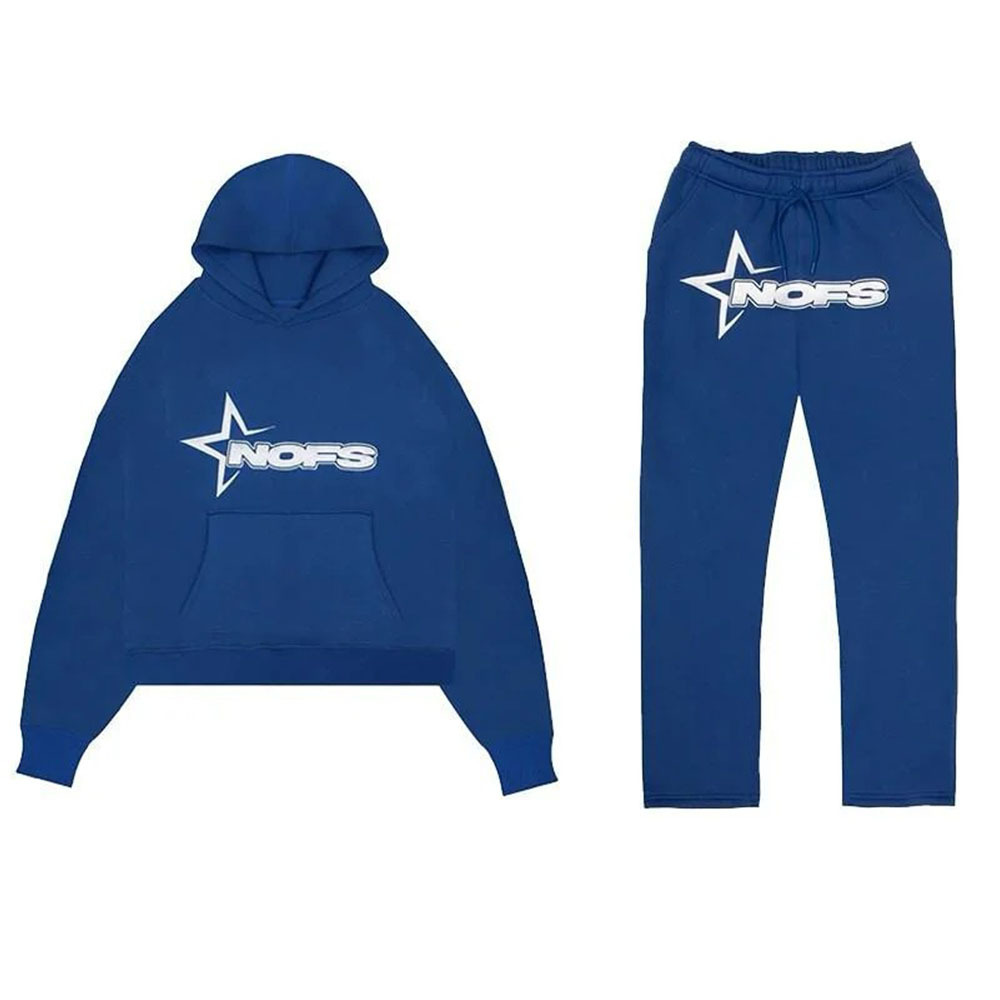 Loose Hip Hop Skateboarding Nofs Hoodie Unisex Fall/Winter Trend Street Sweatshirt Set American Classic Hoodie 240912