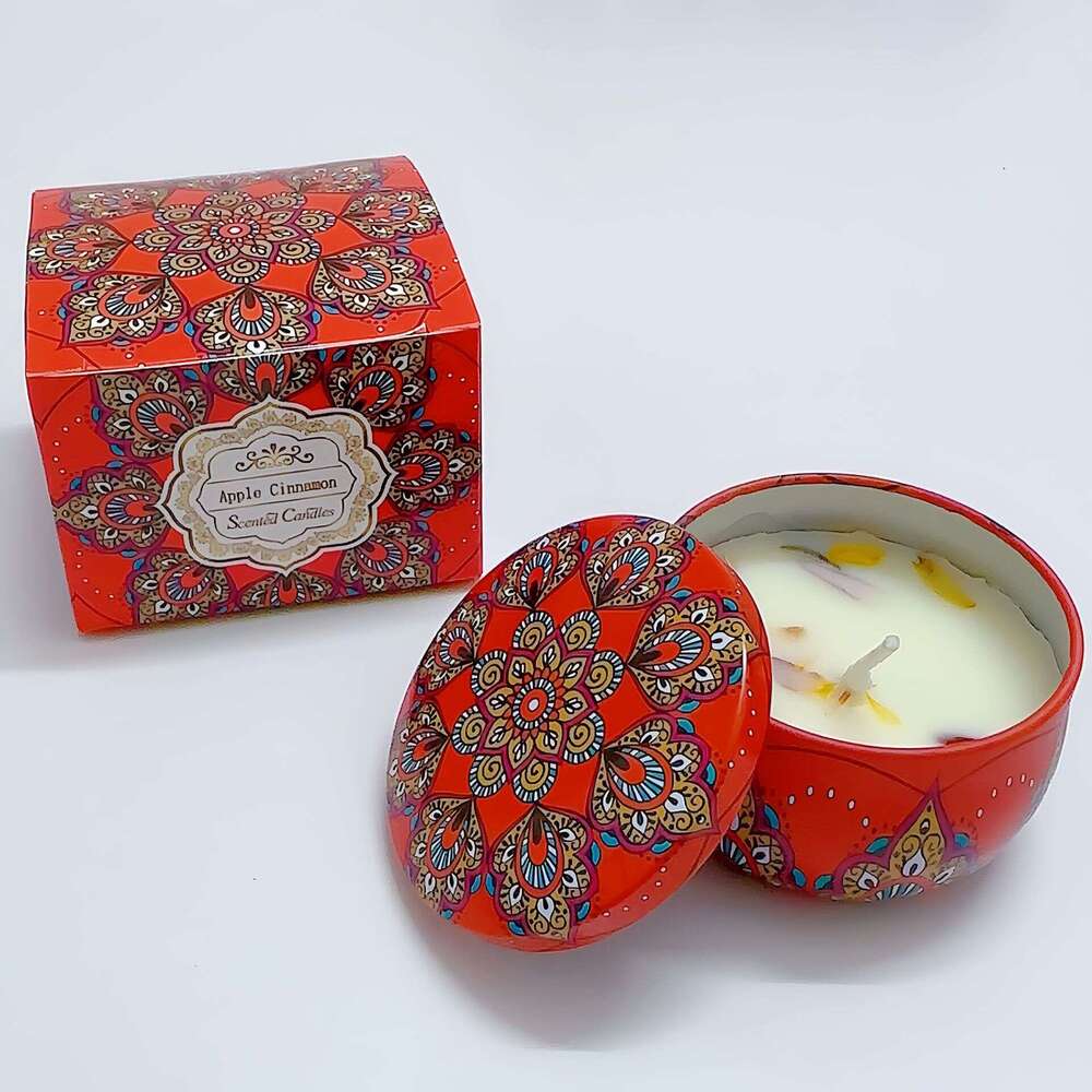 Cross-Border Dried Flower Large Jar Soy Wax Gift Birthday Present Floral Fragrance Aromatherapy Candle Wholesale W260304