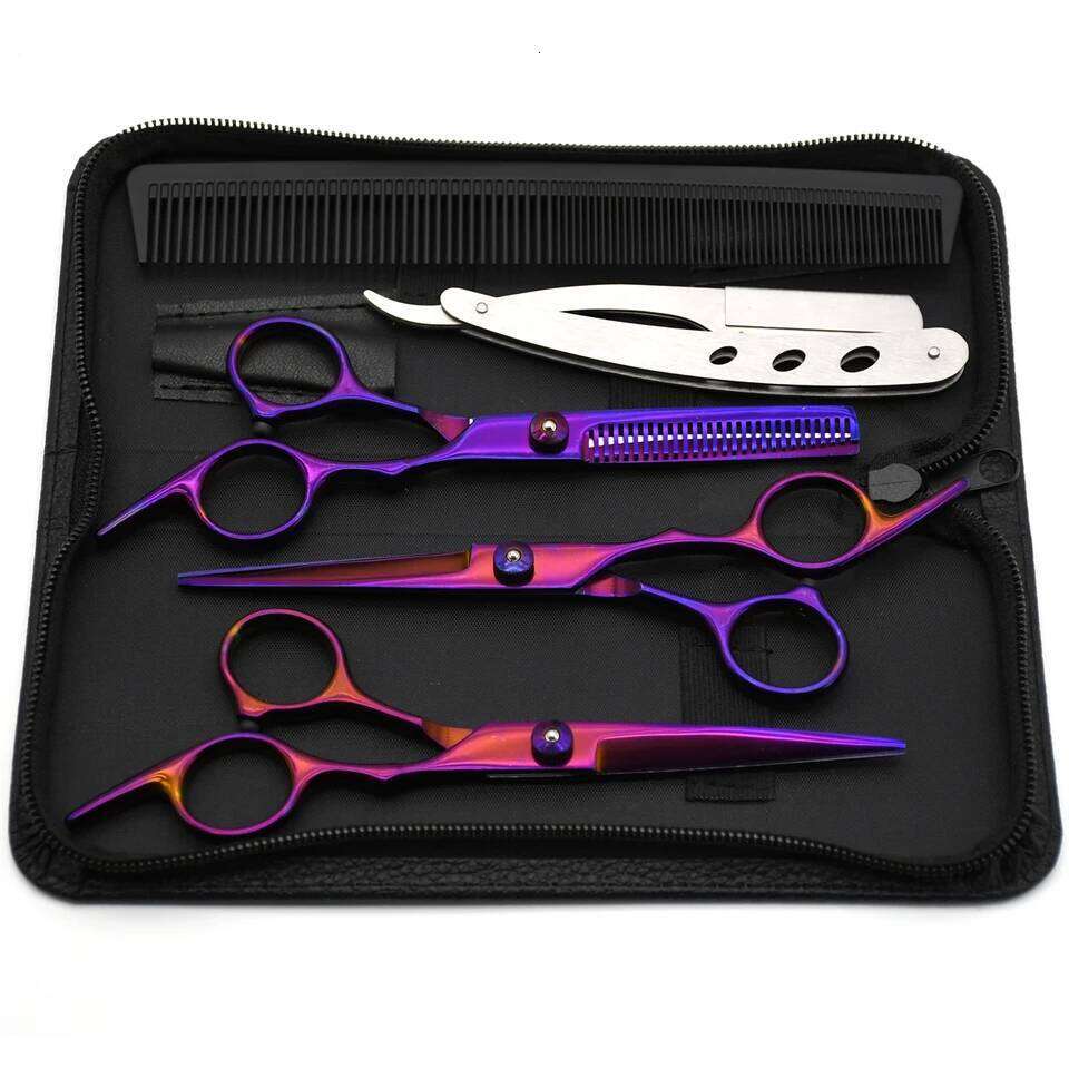 Professional Hairdressing JP Stainless Hair Cutting Thinning Shears Barber Scissors Haircut Set Dropshipping H260303
