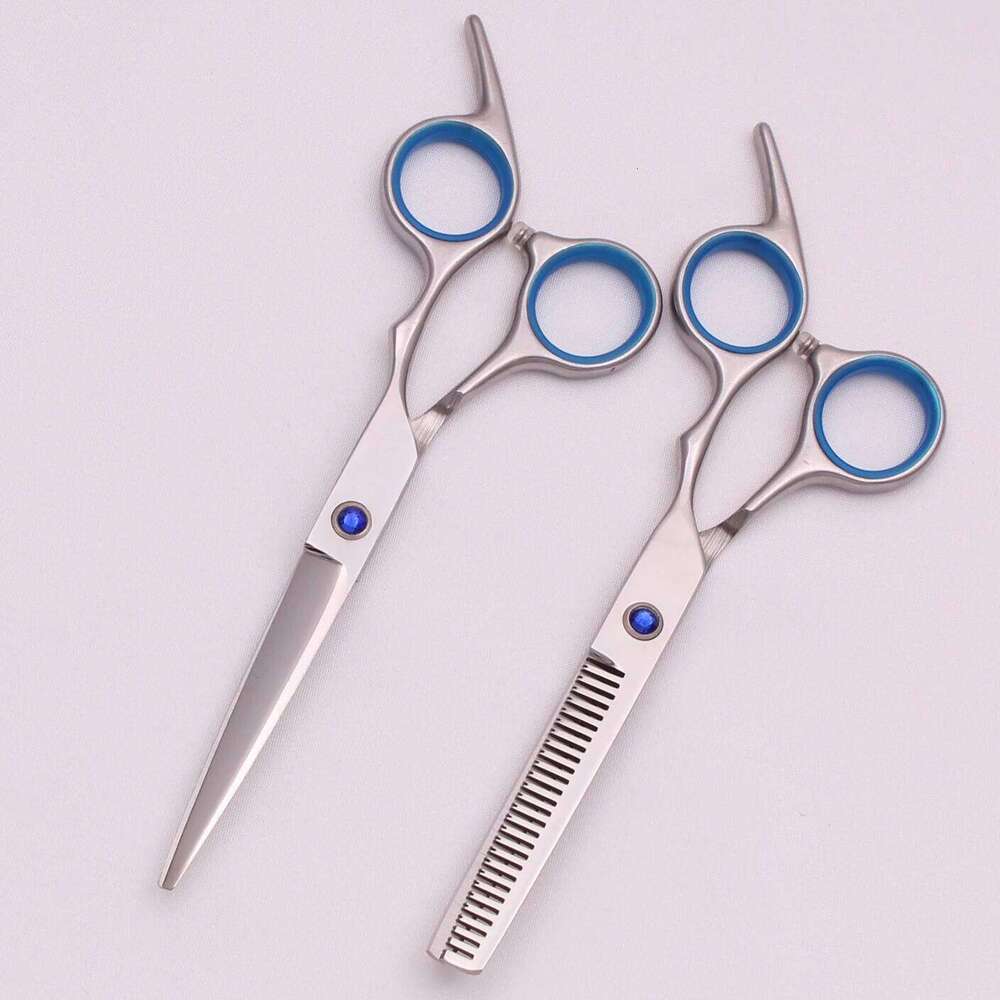 6.0'' Professional Hair Scissors Cutting Shears Thinning Hairdressing Haircut Razors Comb Set Salon Barber & Home Dropshipping H260303