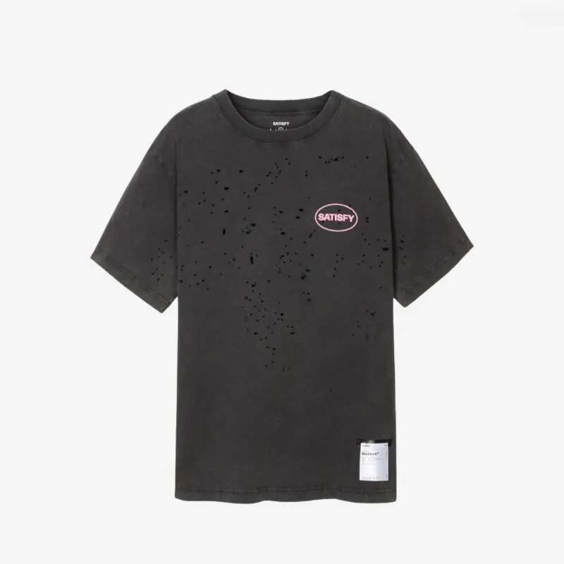 Men's T-Shirts Men's Tees Polos Faionable Retro Dyeing Round Ne Ort Sve Pure Cotton Print T-irt Youth Casual Summer Top Trendy Men's Cl