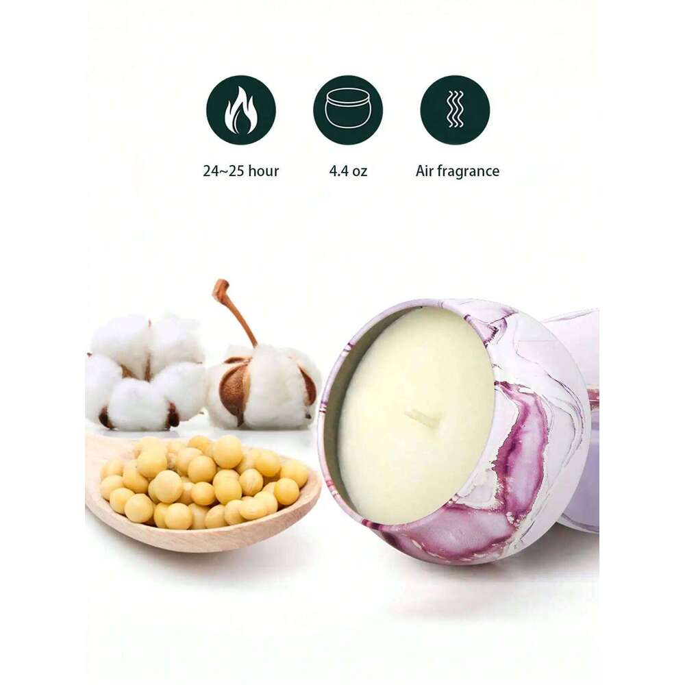 4 cans/set of hot melt wax aromatherapy set, homemade soy candle cups, flower candles for weddings and holiday decorations W260304