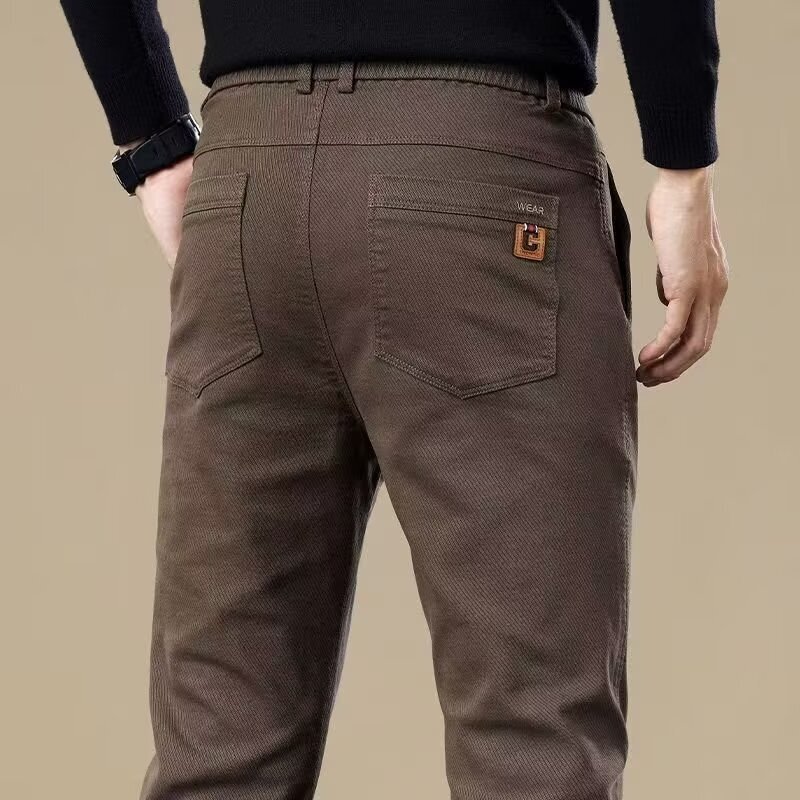 Men's Casual Pants For Spring And Autumn Slim-fit Business Straight-leg Loose Men's Trousers Versatile Men's Pants For Fall And Winter Designer Pants New Style