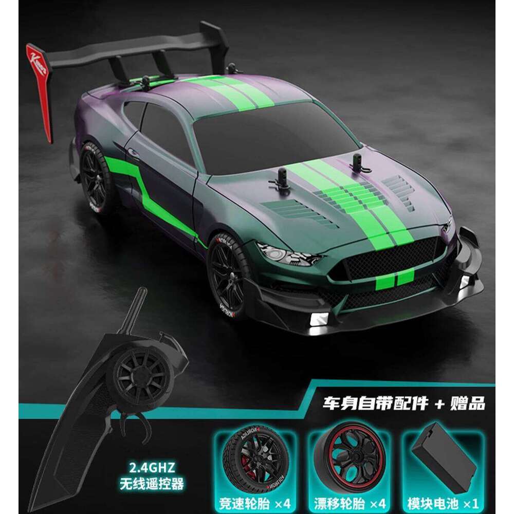 RTR MUSTANG 2.4G Drift 1:14 4WD Electric Remote Control Cars High Speed RC Racing Car Toys for Children Z260303