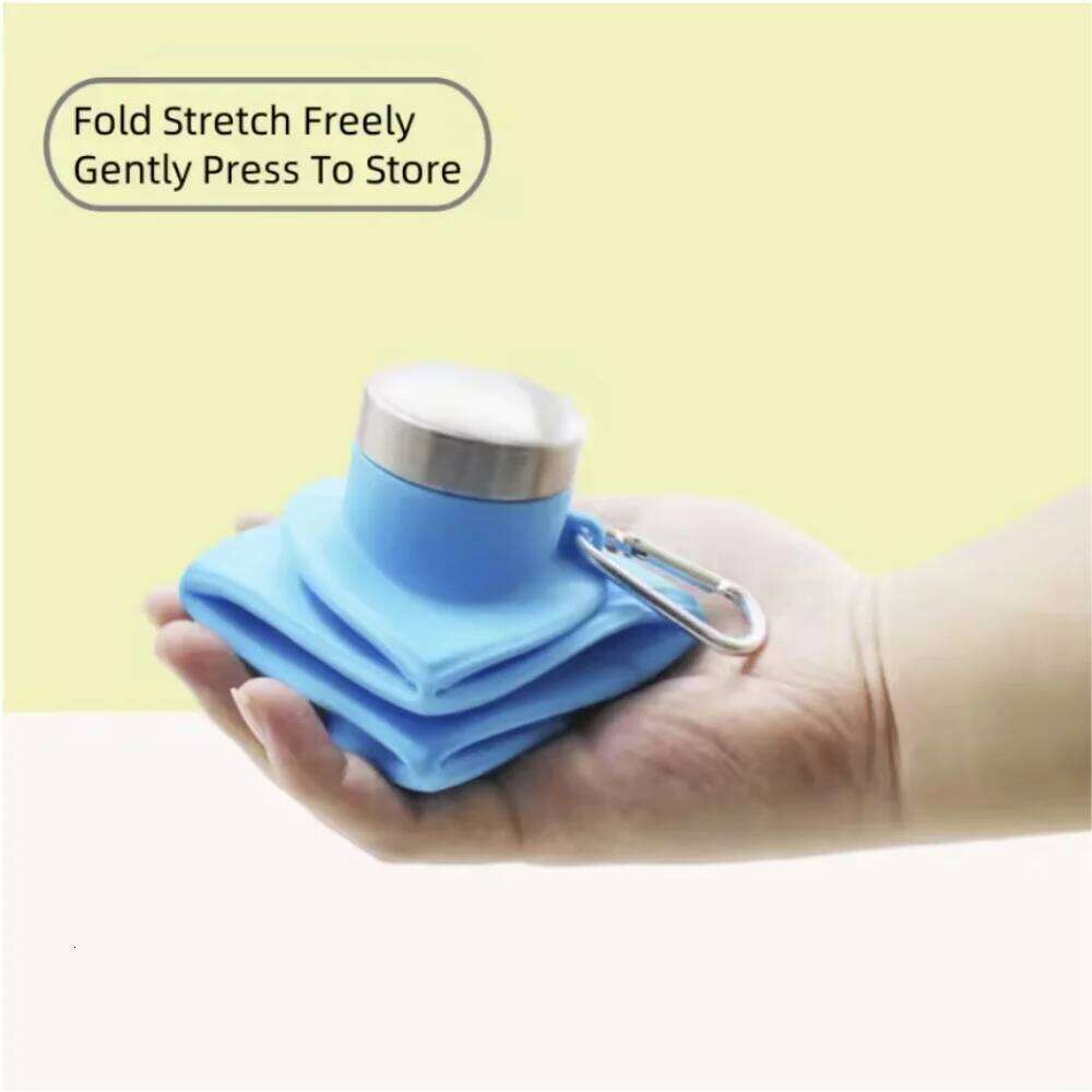 700ML Collapsible Leakproof Valve Reusable Silicone Foldable Water Bottle for Gym Camping Hiking Travel S260303 13d
