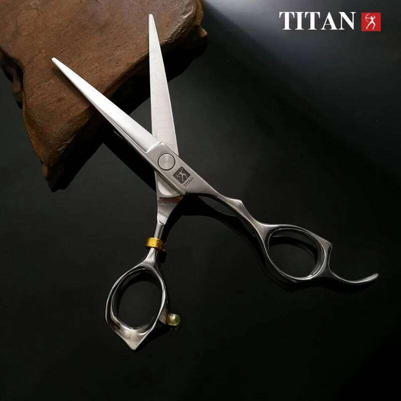 TITAN Professional barber tools hair scissor Cutting thinning hairdressing shear 5.0/5.5/6.0/6.5inch Japan 440C steel H260303