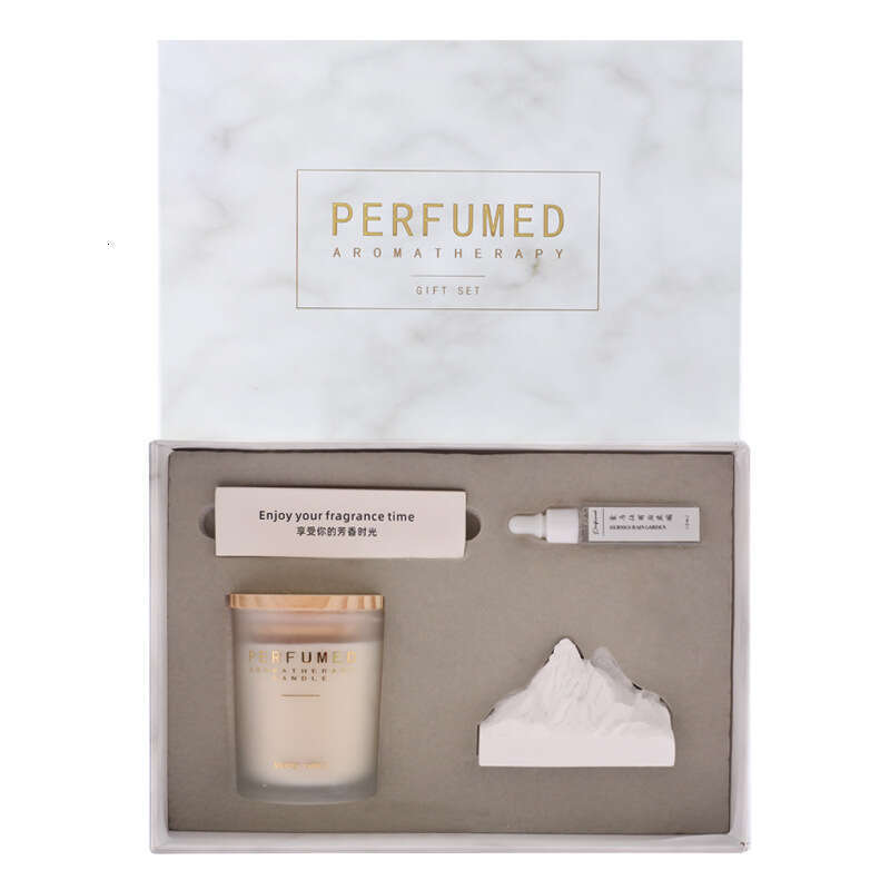 Mountain Candle Box Bedroom Fragrance Gift High-End Aroma Set Aromatherapy Ornament Light Luxury Souvenir W260304