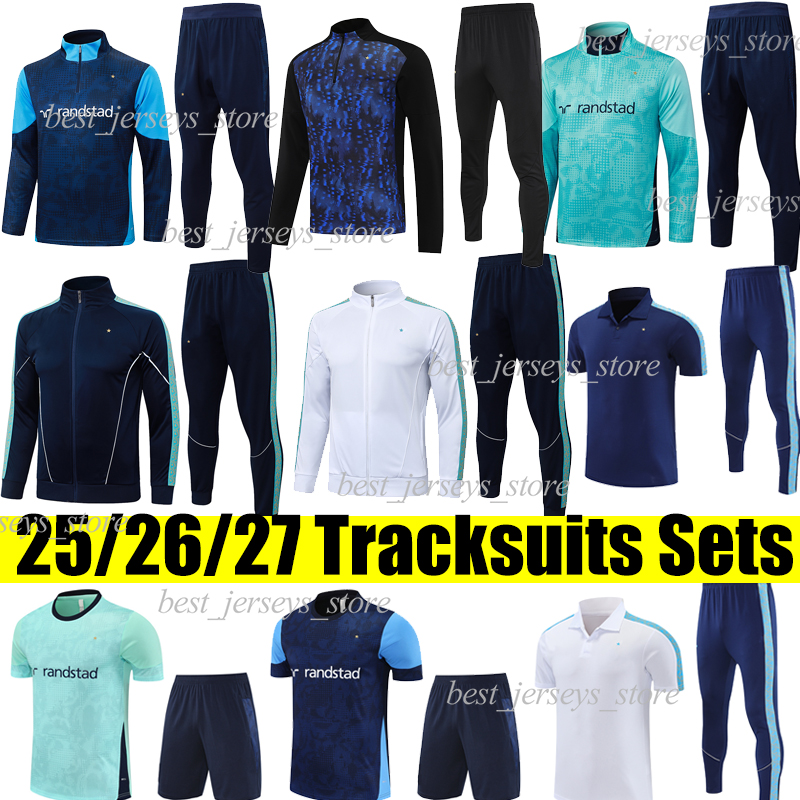 25/2026/27 MaRsEille Socce Tracksuits Sets OM AUBA PAIXAO GREENWOOD GOUIRI RABIOT MAUPAY adult kids kits set long sleeves training suit Jogging Survetement jackets