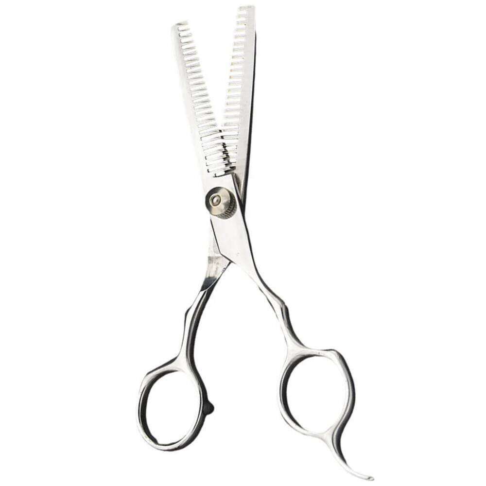 6Inch Double Tooth Hairdressing Scissors Professional Barber Shears Portable Hair Styling Tool for Family Pet Grooming and Salon H260303