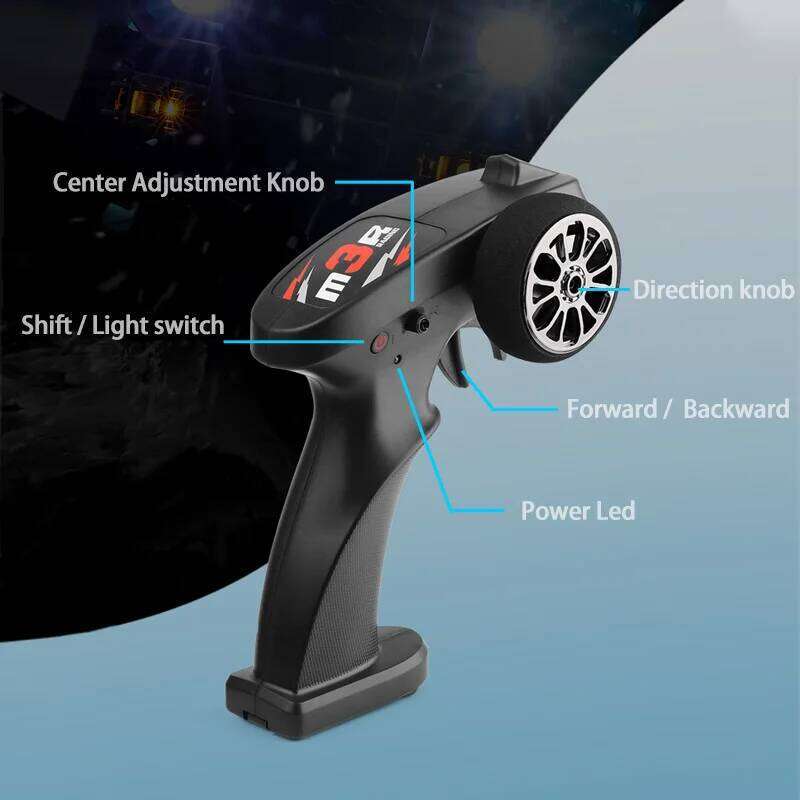 Wltoys 184020 1:18 Mini RC Car 2.4G With LED Lights 4WD Off-Road Electric Crawler Vehicle Remote Control Truck Toy for Children Z260303