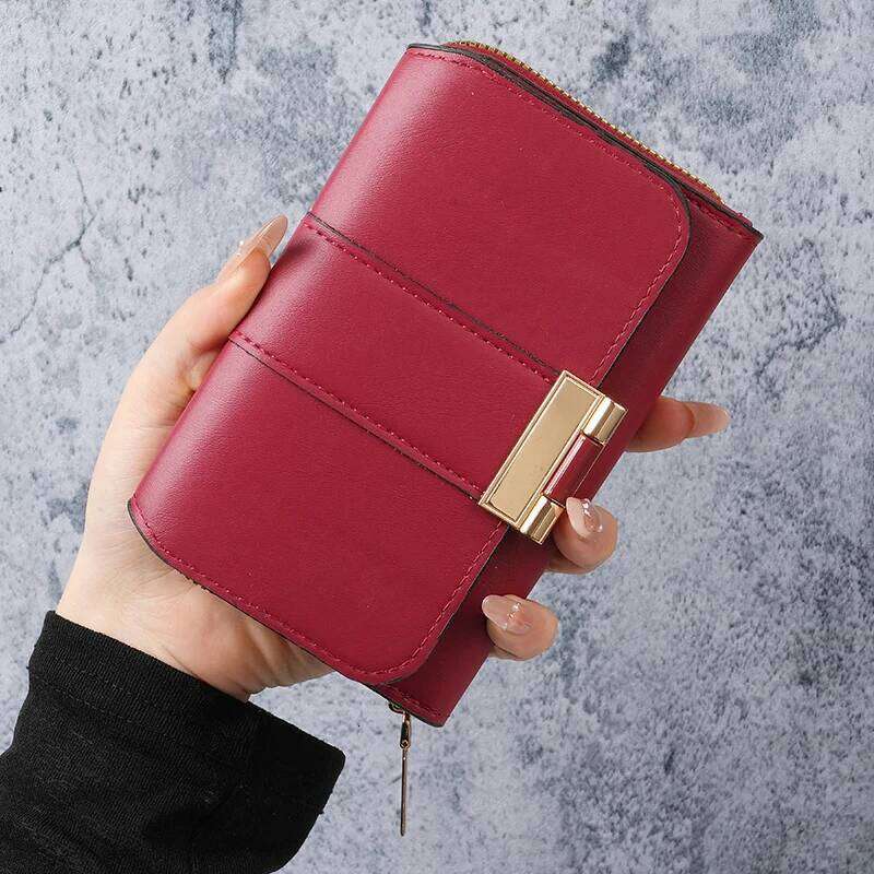 Fashionable new women's wallet with multiple card slots and large capacity wallet, retro multifunctional zero walle C260304