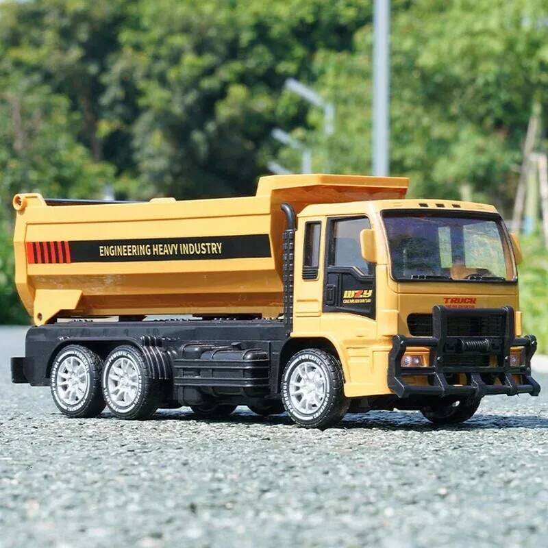 The New Remote-Controlled Dump Engineering Transport Vehicle Mud Truck Electric Boy Toy Car Children'S Festival Gifts Z260303