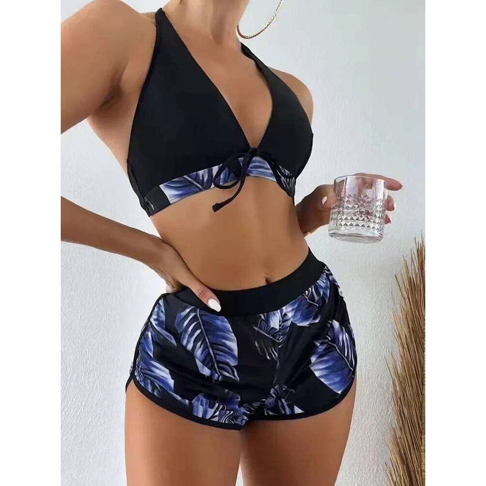 3 Pieces Bikinis Set Women Push-up Bandeau Low Waist Swimsuit Beachwear Bathing Suit 2025 Beach Wear Brazilian Biquinis Y260303