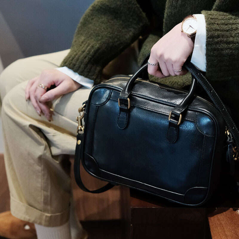 Luxury Shoulder Bags Totes Hobo High End Minimalist Crossbody Boston For Women Spring New Korean Style Vegetable Tanned Leather Fashion Handheld Singl