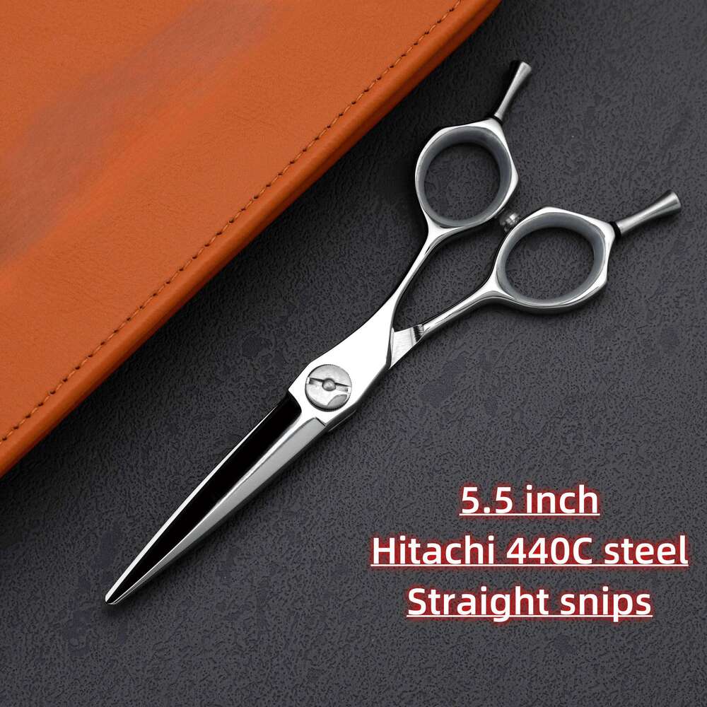 Professional Barber Hitachi 440C Steel Set of 5.5 to 7.0 Inches Scissors, Salon High-end Hair Cutting Accessories H260303