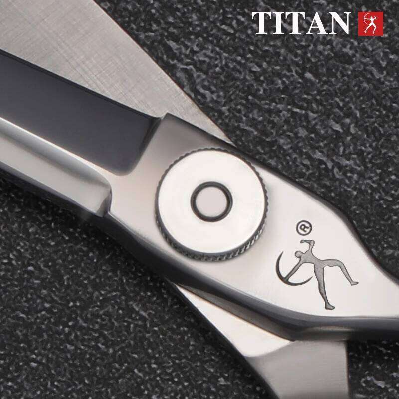 Titan professional barbershop cutting salon hair scissors japan vg10 steel New design H260303