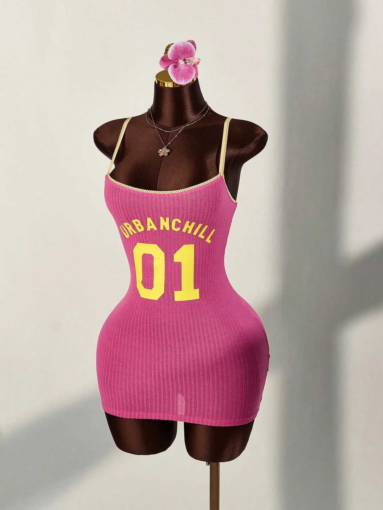 Fashionable printed ins camisole dress for womens summer new style sexy and slim fit slimming and hip hugging skirt M260304