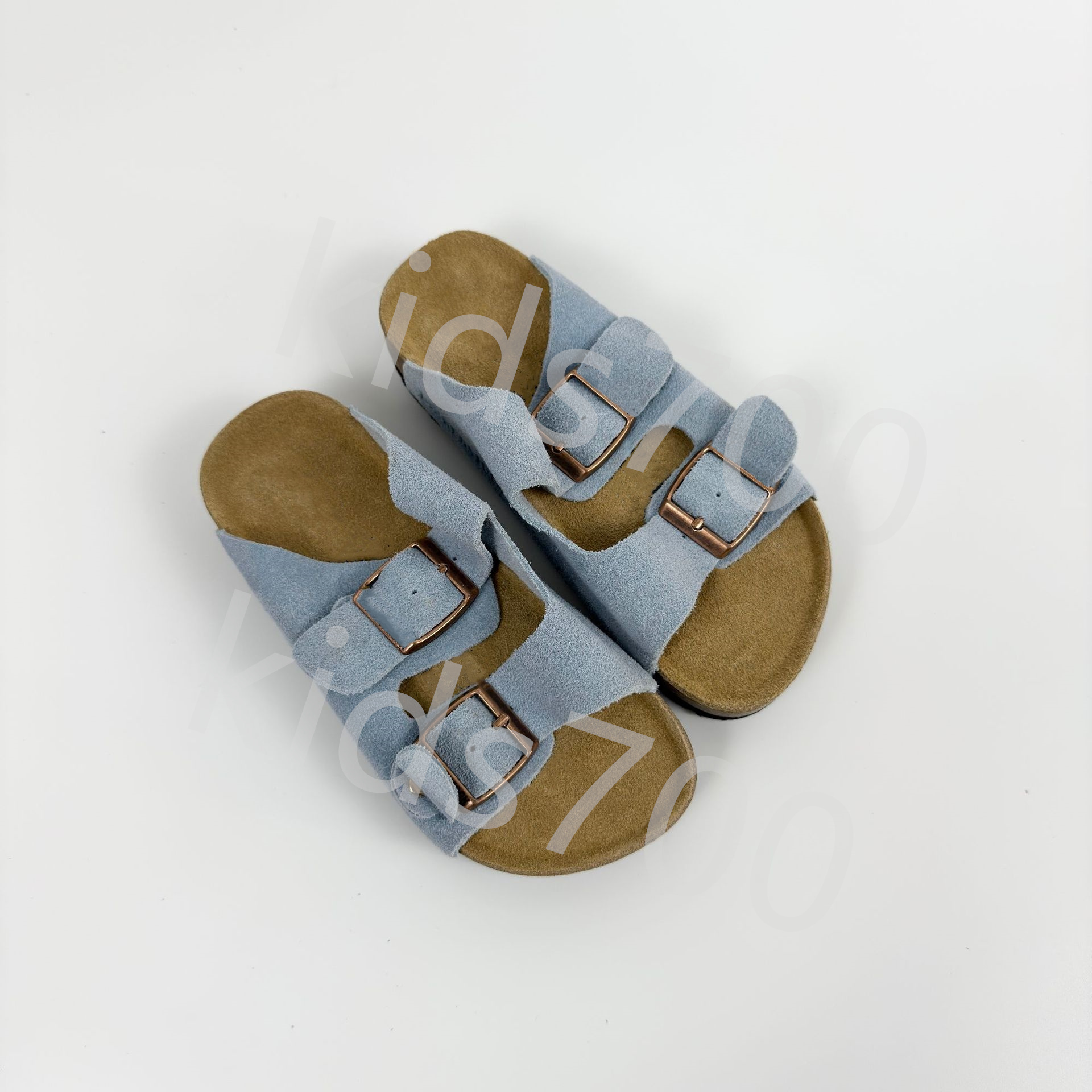 Kids Sandals Leather Crok Scrapes Flat Sole Slides Slippers Boys Girls Casual Outdoor Shoes Children Youth Clogs Sandal Kid Toddler Summer Non-slip Sl