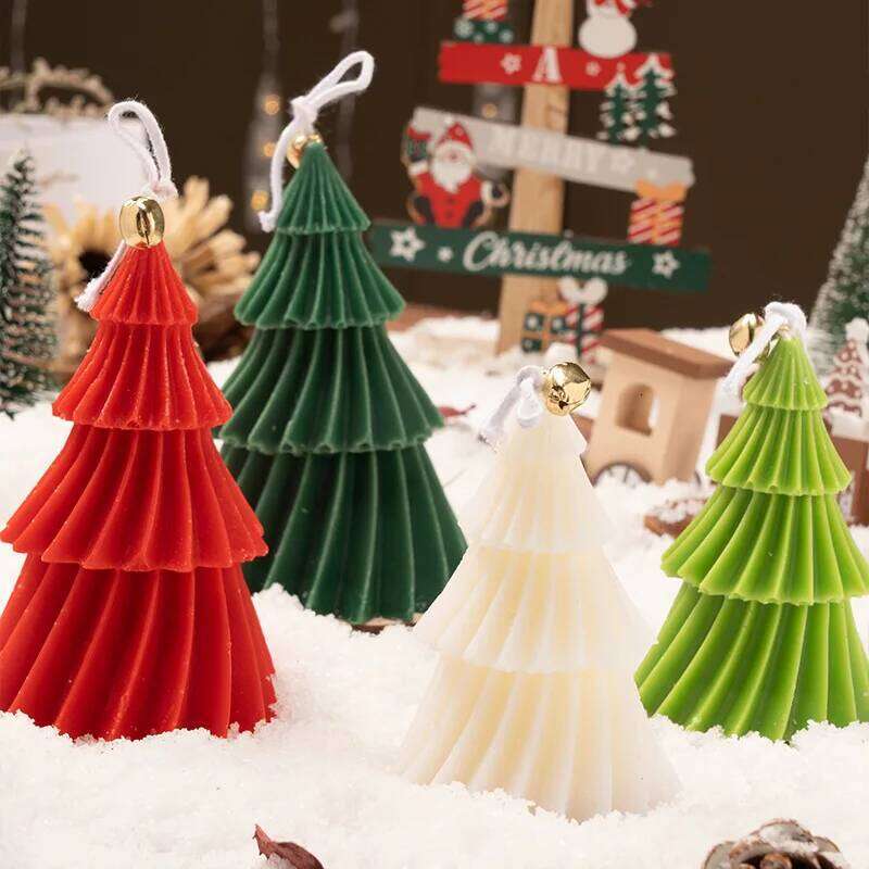 Fragrances, Gifts, Ornaments, Home Decoration, Desktop Trees, Mini Aromatherapy Christmas Candles W260304