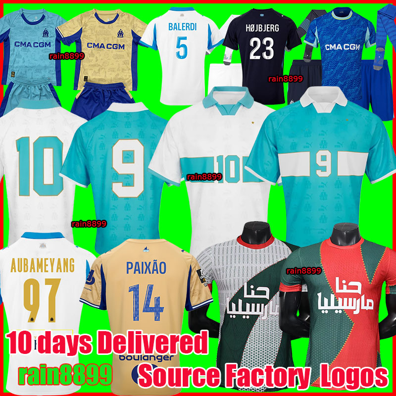 Marseille 25 26 Marseille jersey maillot om football jerseys kit shirt maillot de foot GREENWOOD 4th fourth MEDINA PAIxao OUNAHI 2025 2026 Kids hommes gk kits