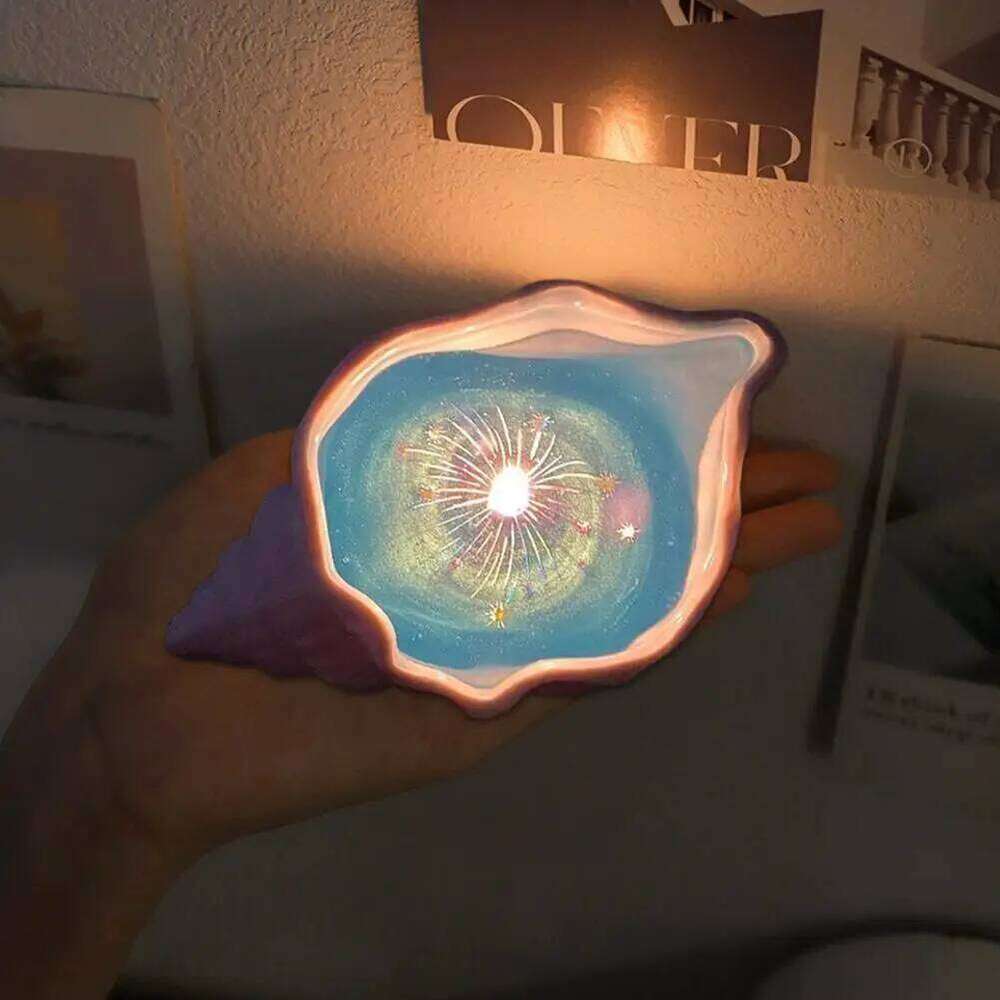 New Essential Oil Scented Candles,Conch Blue Ocean,Rich Floral Fragrance,Anniversary Candle Room Rich Of Aroma,Festival Gifts W260304