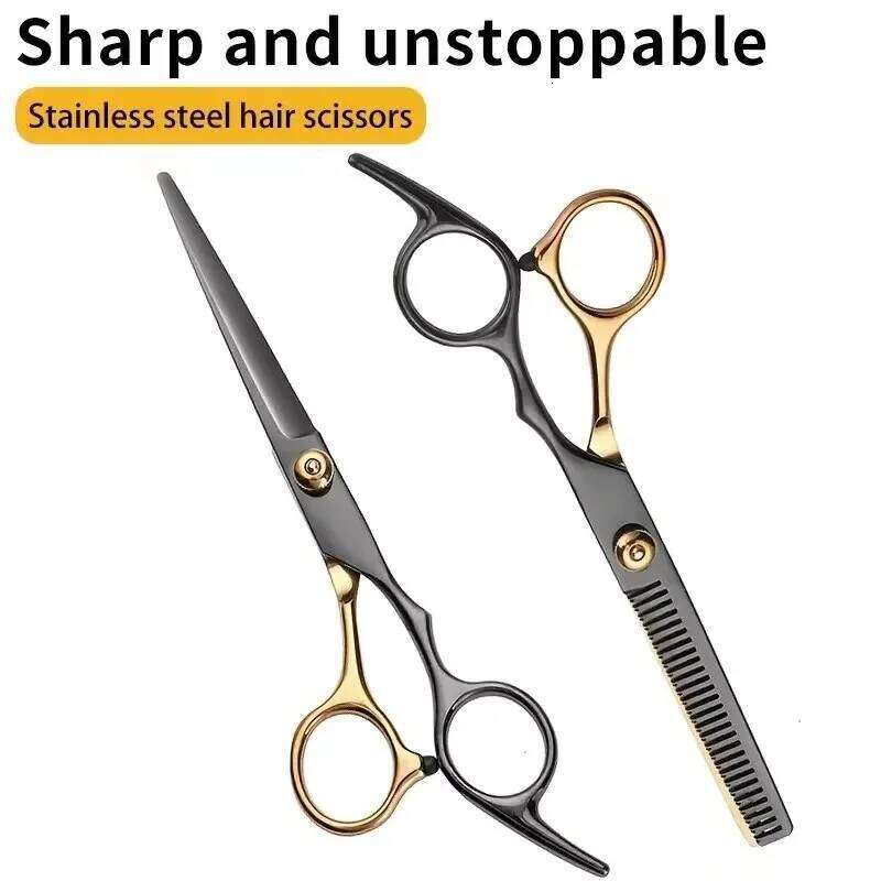Professional Hairdressing Barber Accesories Hair Thinning Cut Metal Tooth Shears Styling Tool Cutting Scissors H260303