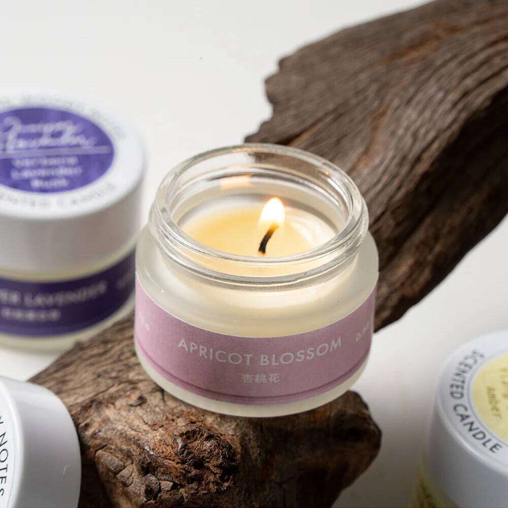 1Pc Hot-selling Essential Oil Series Scented Candle, 12 Scents Soy Waxes for Home Fragrance Decoration Air Freshener, Rose Mint W260304