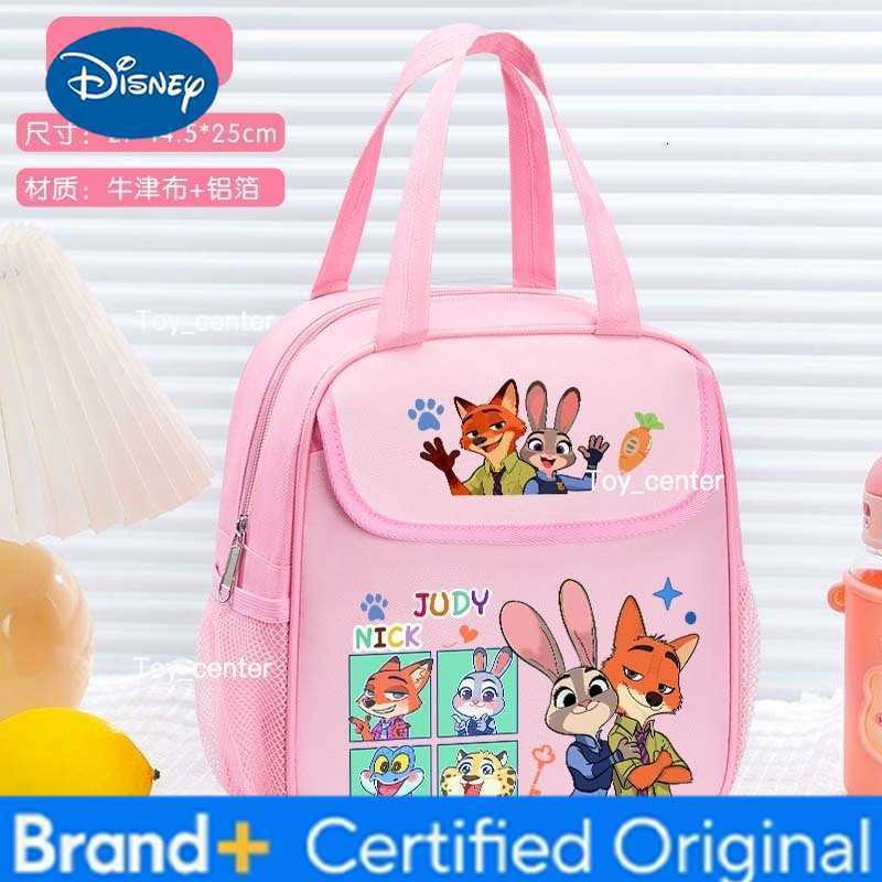 Zootopia Animal City Insulated Bag Nick Judy Cute Lunch Box Bag Student Carrying Rice Insulated Office Handheld Bento Bag H260304