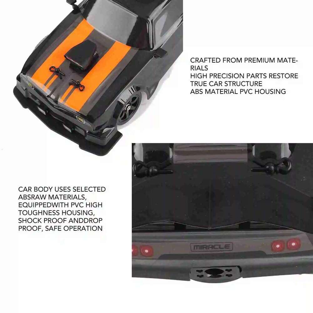 Racing 2.4Ghz 16A04 1/16 Drift Simulated 4 Wheel Drive with LED Light RC Car for Over 6 Entertainment Z260303