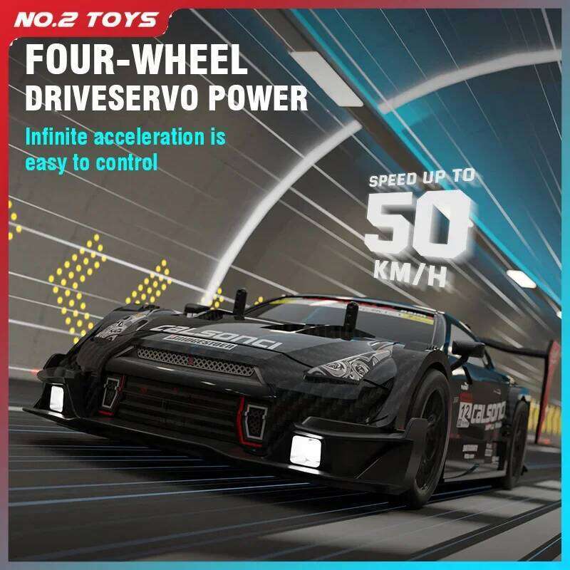 1/14 Large Remote Control Drift Car 2.4G 50km/h High Speed Electric RC Racing Supercar Toys for Boys Children's Birthday Gift Z260303