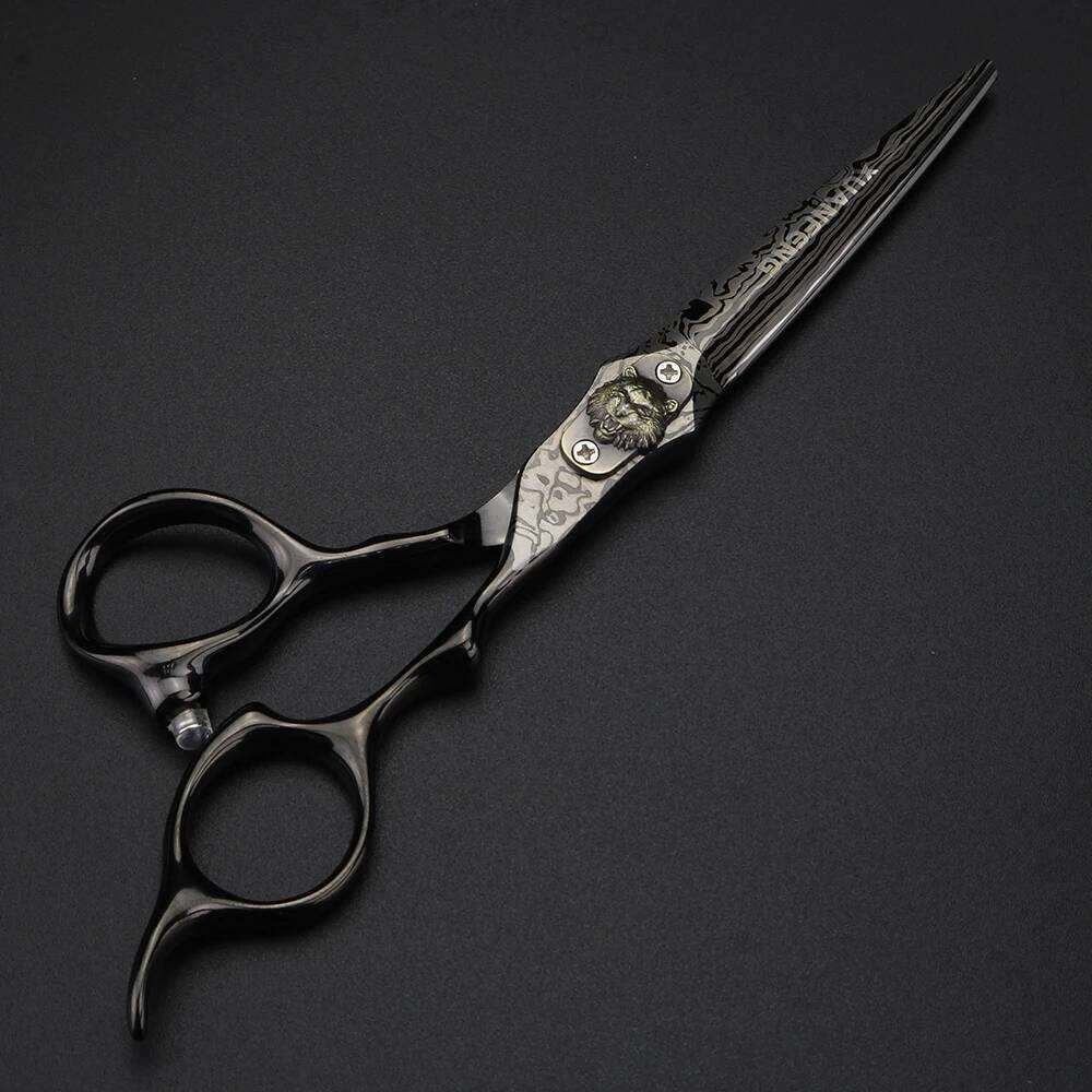 XUANFENG 6 inch Damascus Barber's Hair Gallery Styling Tools Cutting and Thinning Scissors Collection H260303