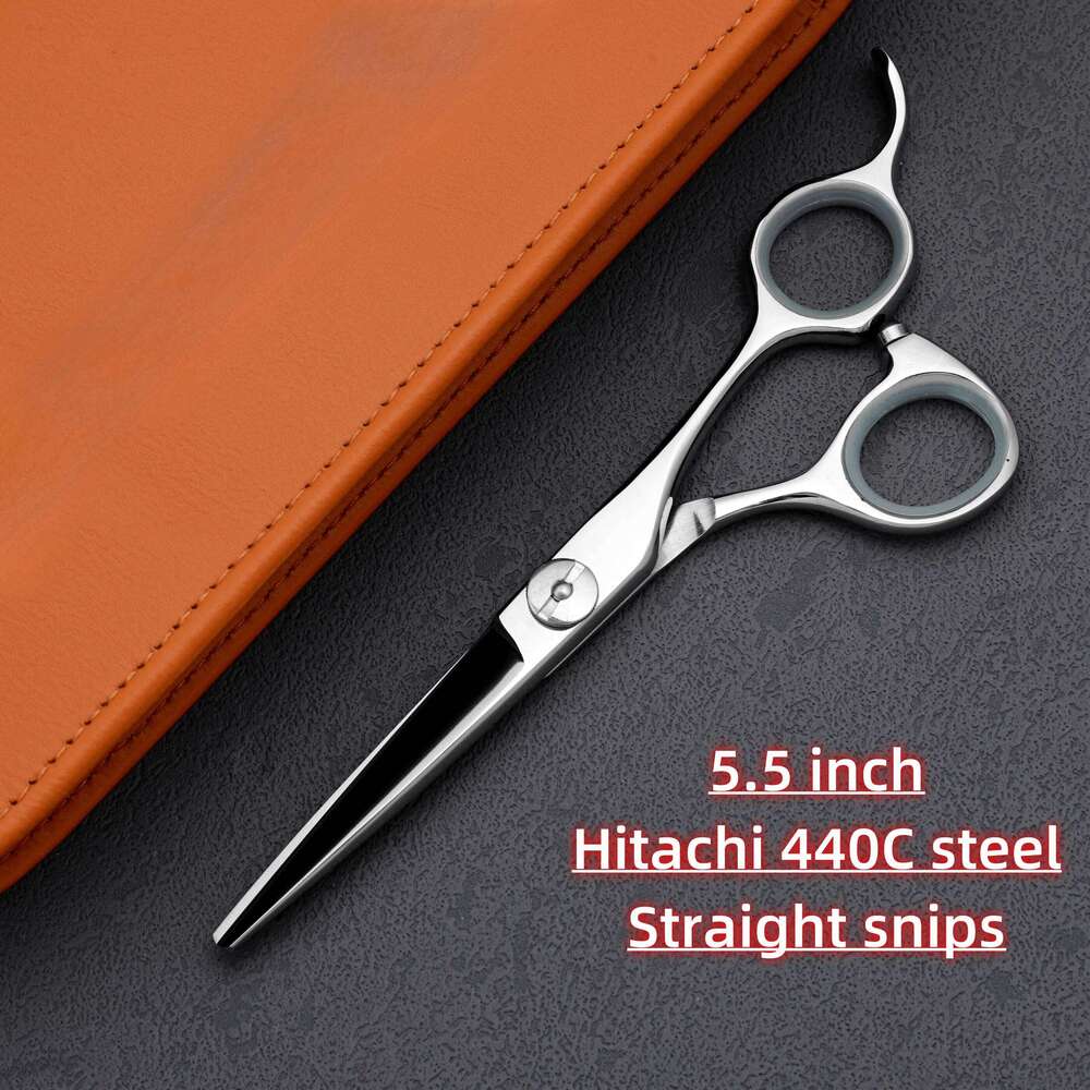 Professional Barber Hitachi 440C Steel Set of 5.5 to 7.0 Inches Scissors, Salon High-end Hair Cutting Accessories H260303
