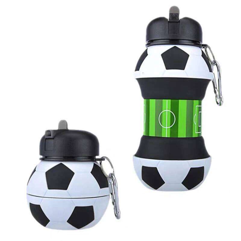 Foldable Cups Mug Outdoor Sports Football Baseball Tennis Golf School Leakproof Portable Kids Water Bottle S260303
