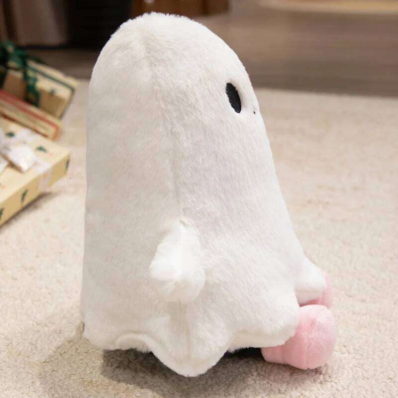 Cute White Little Plush Toy Soft Ghost Halloween Party Supplies Decorations Collection Festival Gifts For Friends XJ260303