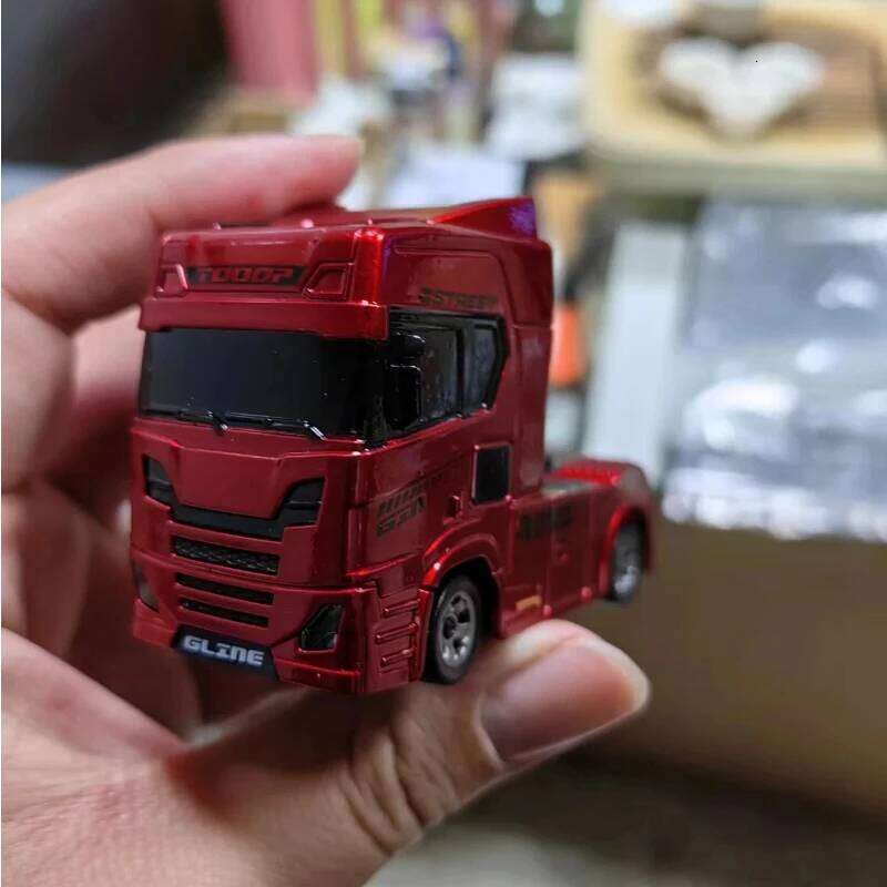 New 1:64 Mini Drift RC Truck Head 4WD Full Proportional Control 15KM/H High-Speed 2-Speed Type-C Charging for kids Birthday Gift Z260303