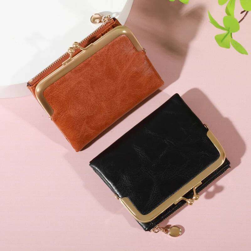 Retro Chic Womens Wallet - Anti-theft, Multi-card Slots, Zipper Buckle Closure, Compact & Stylish C260304