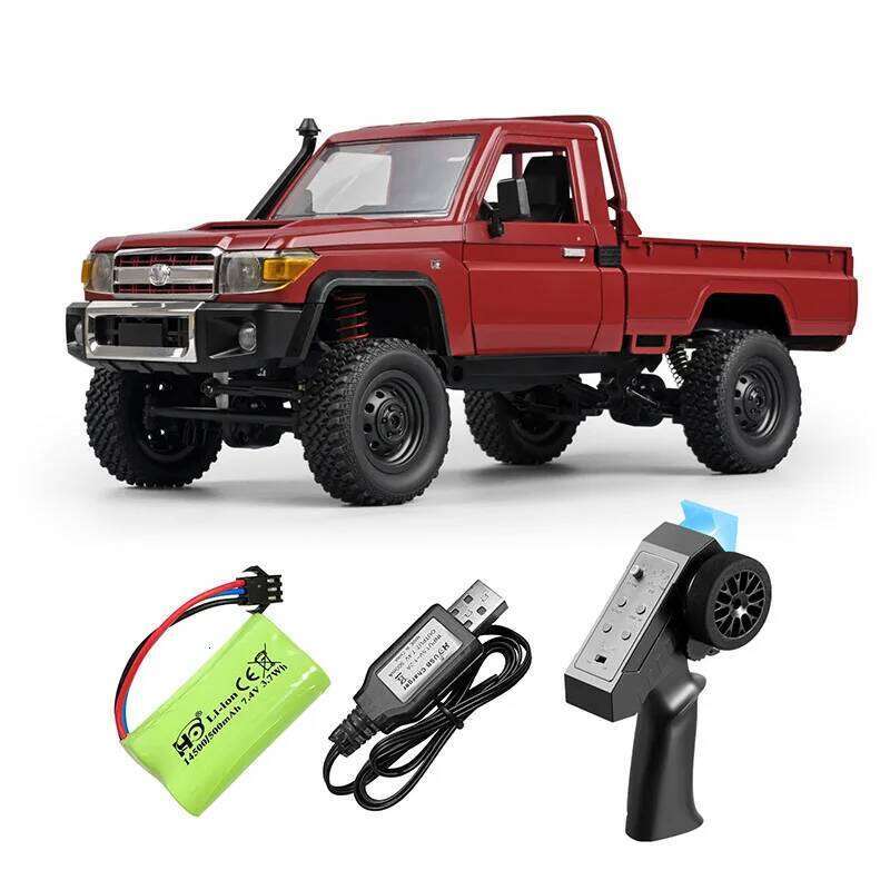 1:12 MN Model MN82 RC Car 2.4G RTR Version 4WD 280 Motor Proportional Off-Road Remote Control Crawler toys For Boys Gifts Z260303