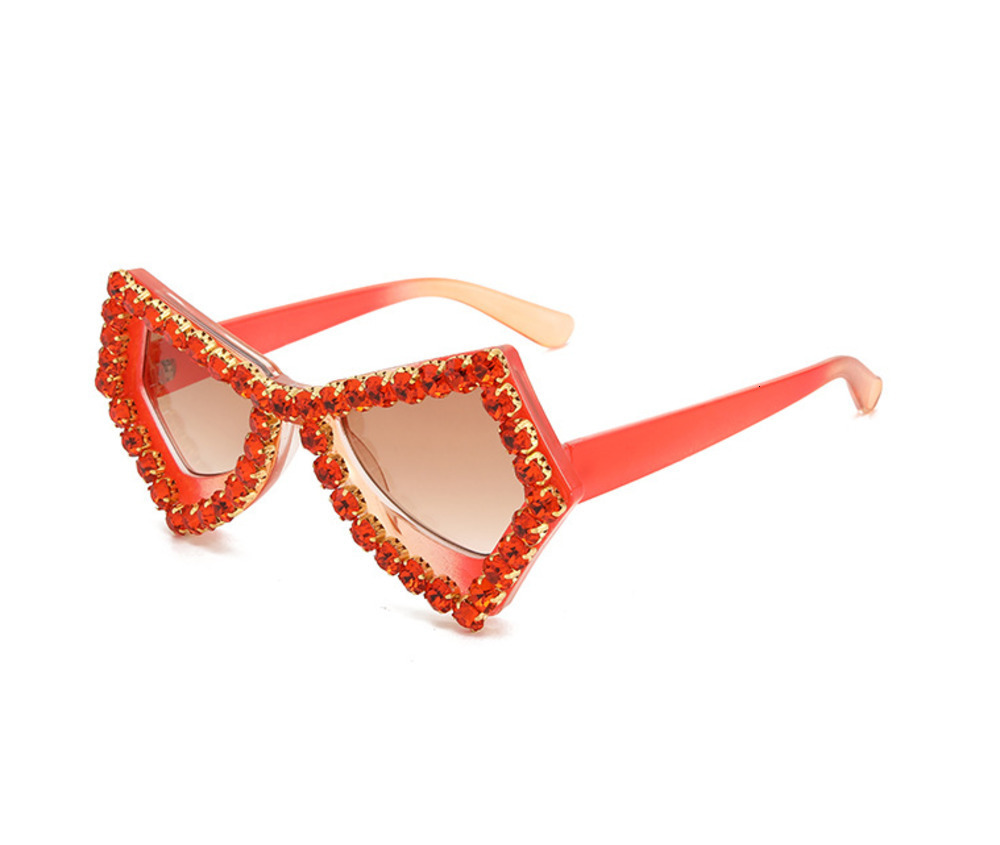 Rhinestone Bling Square Sun Glasses Women Fashion Oversized Transparent Crystal Female Vintage Diamond Sunglasses Eyeglasses 250318