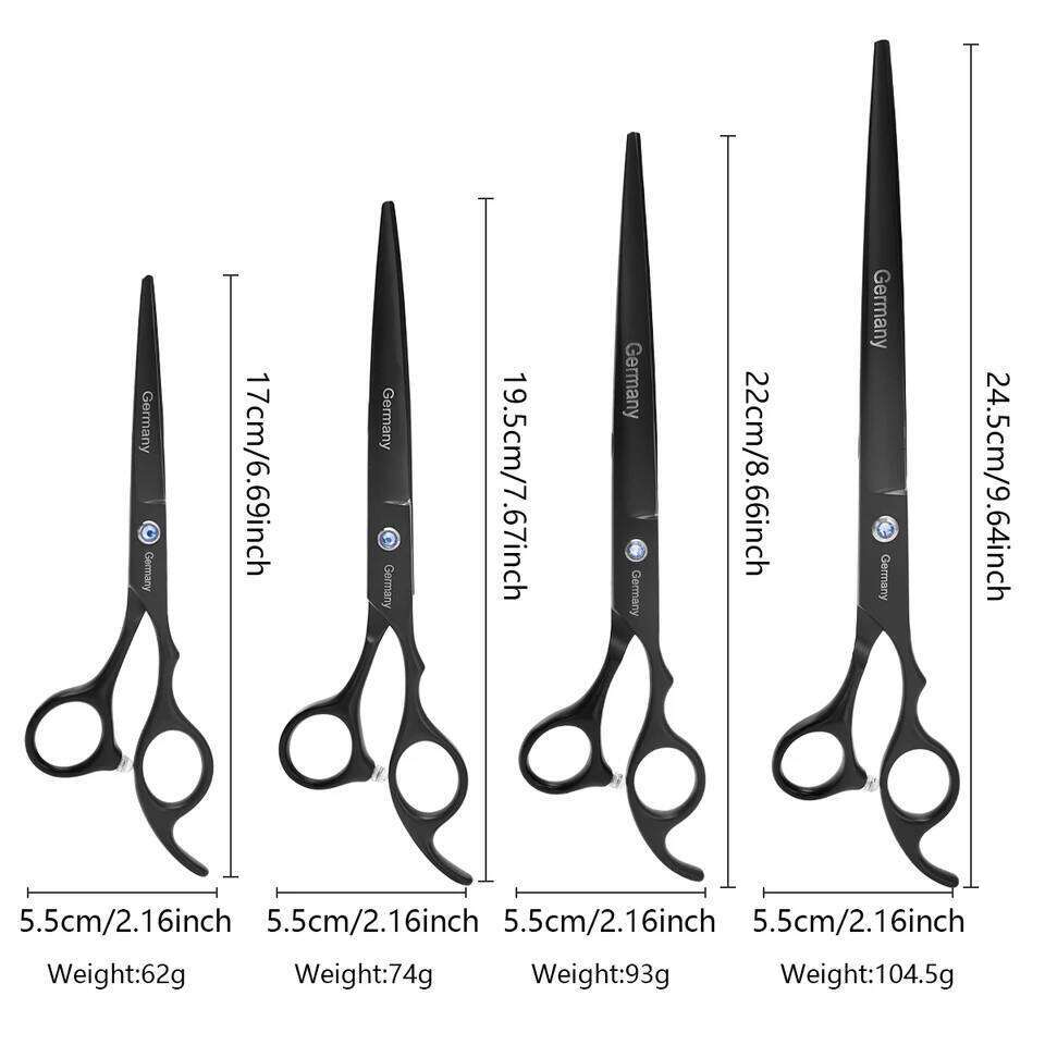 Scissors - Premium Shears Salon Quality Styling in Multiple Sizes for Precision Cutting and Hair Design H260303