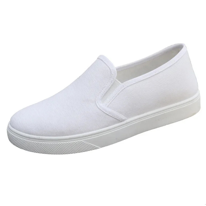 Womens Shoes Summer Breathable Traditional Cloth Shoes Non Slip White 260305
