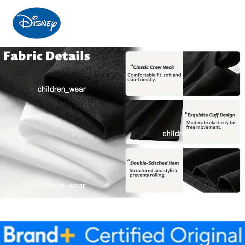 Disney 2025 New Mickey and Minnie Printed Cotton Couple T-Shirt Fashion Round Neck Loose Top Valentines Day Daily Y2K T-Shirt H260304