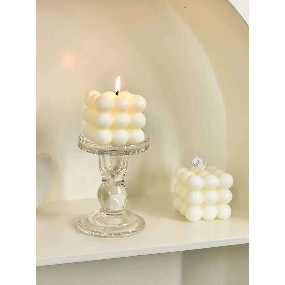 White Cube Romantic Atmosphere Desktop Home Decoration Creative Handmade Gift Aromatherapy Candle W260304