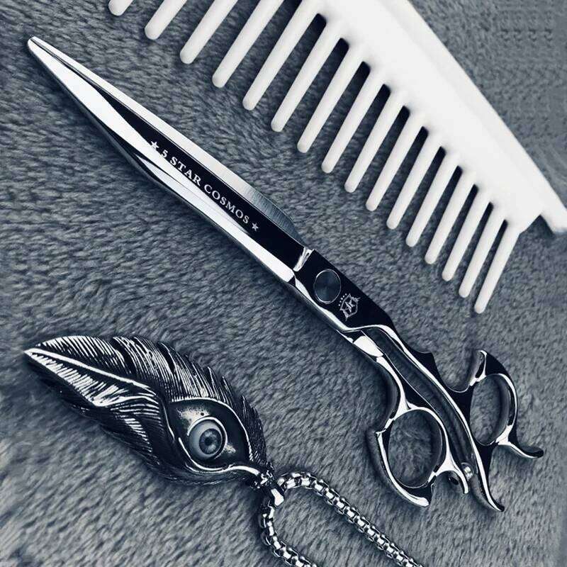 FnLune 6 6.5 6.75 Inch ATS-34 Professional Hair Salon Cut Barber Accessories Haircut Shear Hairdressing Tools Scissors H260303